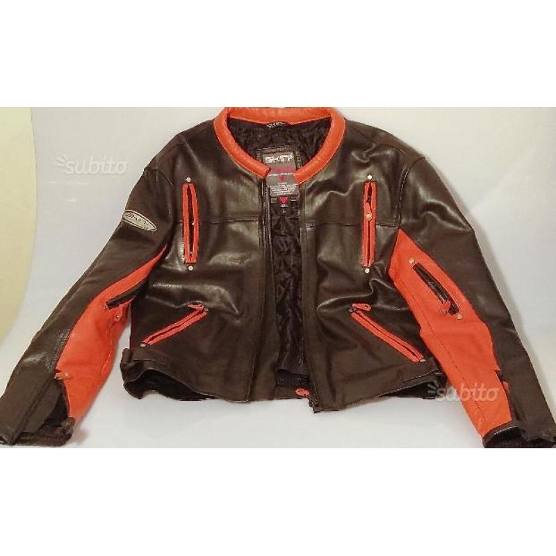Giubbotto Giacca Pelle Skin 3 Cube Wear