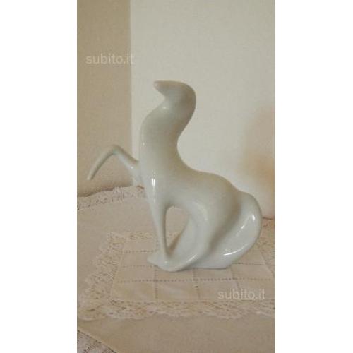 Cavallo "stilizzato" Porcellana Royal Dux Bohemia