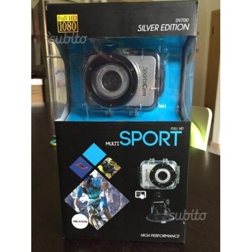 Videocamera Full HD tipo "go pro" nuova imballata