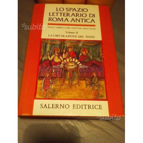 Lo spazio letterario di Roma antica, 5 voll