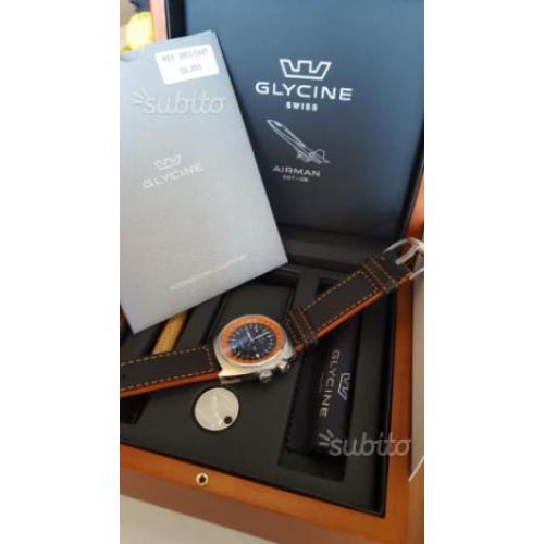 Glycine Airman SST GMT pumpkin 200mt automatico