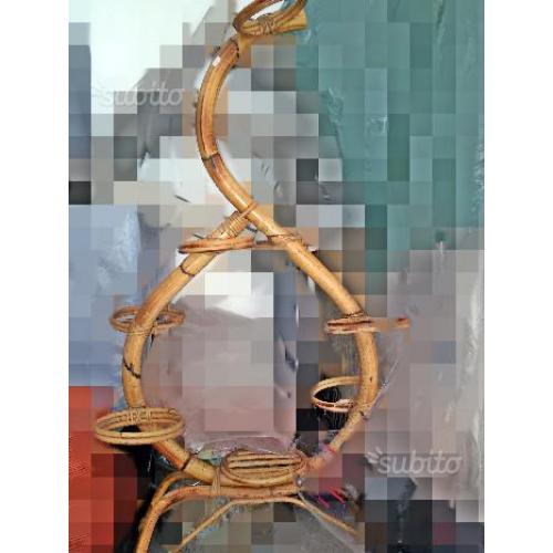 Porta piante bamboo