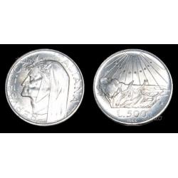 Lotto 3 monete 500 lire argento