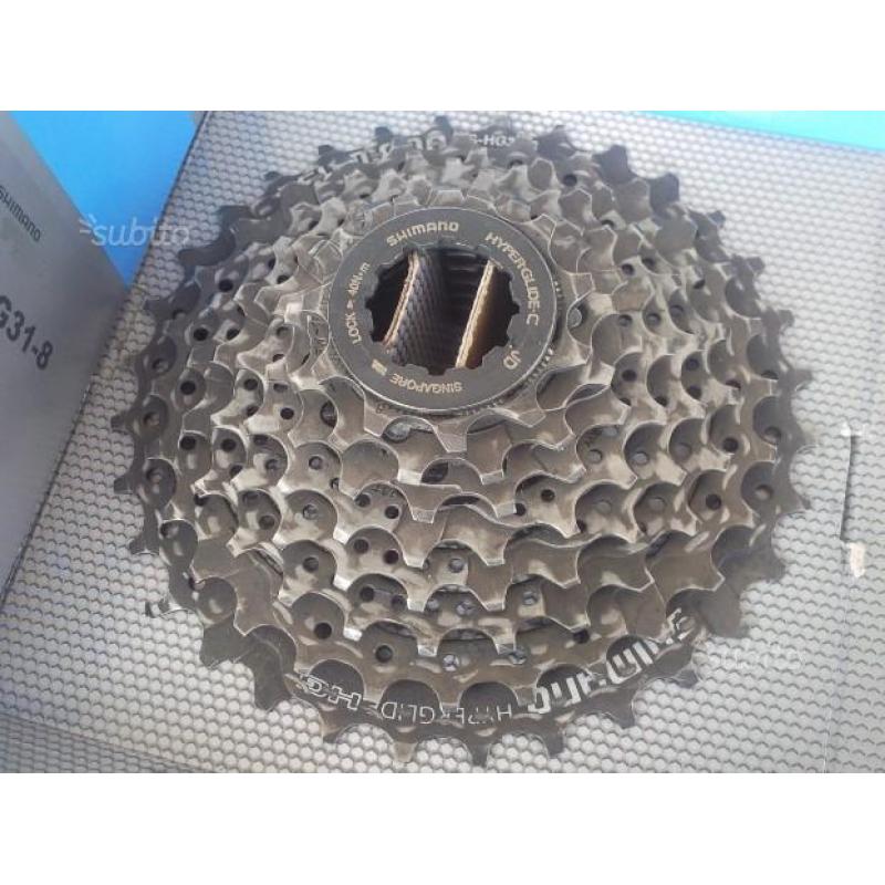 Cassetta bicicletta shimano 8 vel. cs-hg31-8 11-32