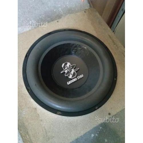 Ground Zero Radioactive 500W RMS Subwoofer
