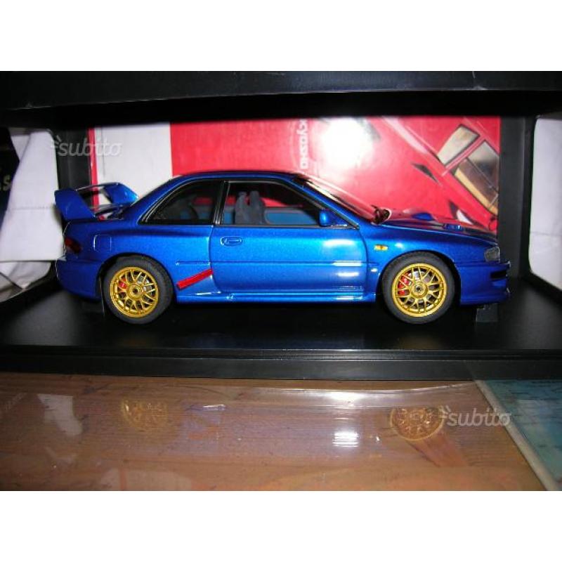 Subaru Impreza 22B STI 1:18 AUTOART stradale blu