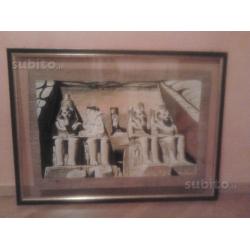 Quadro con pergamena egiziana originale