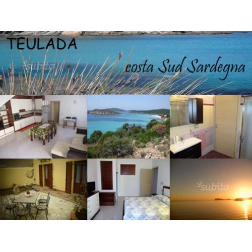 Sardegna costa Sud Casa Vacanze a Teulada Giu &Set
