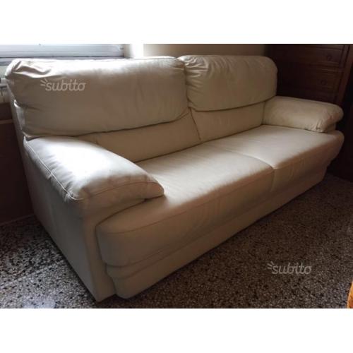 DIVANO VERA PELLE "poltrone sofà "
