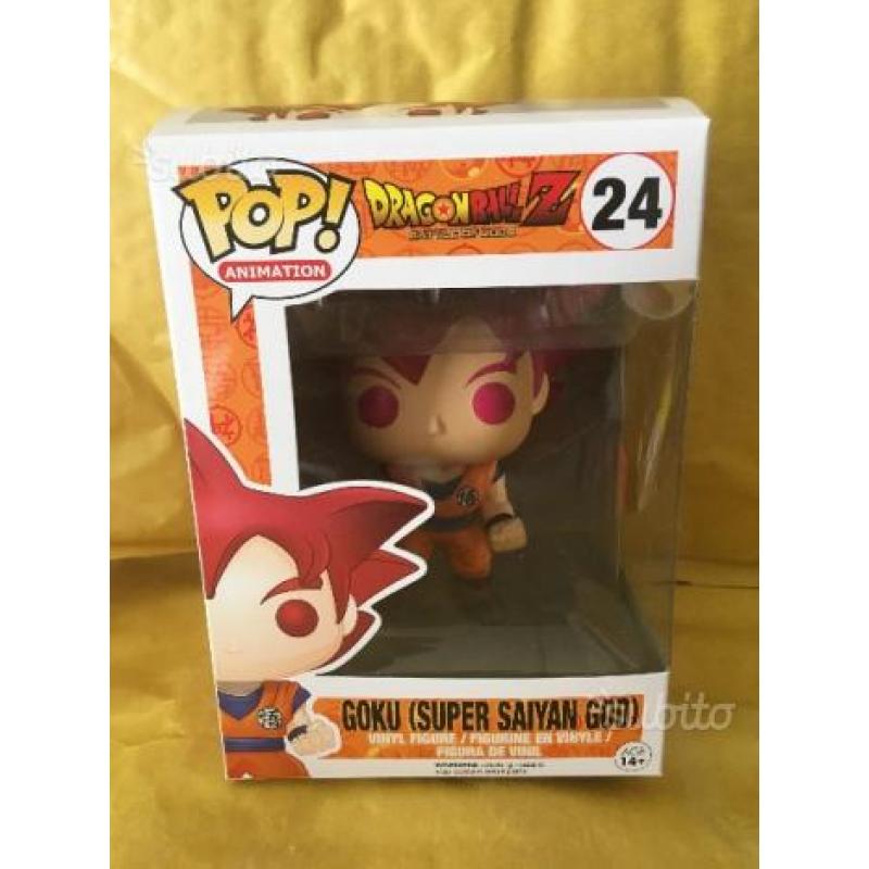 Goku Super Saiyan God Red Pop Funko pop dragonBall